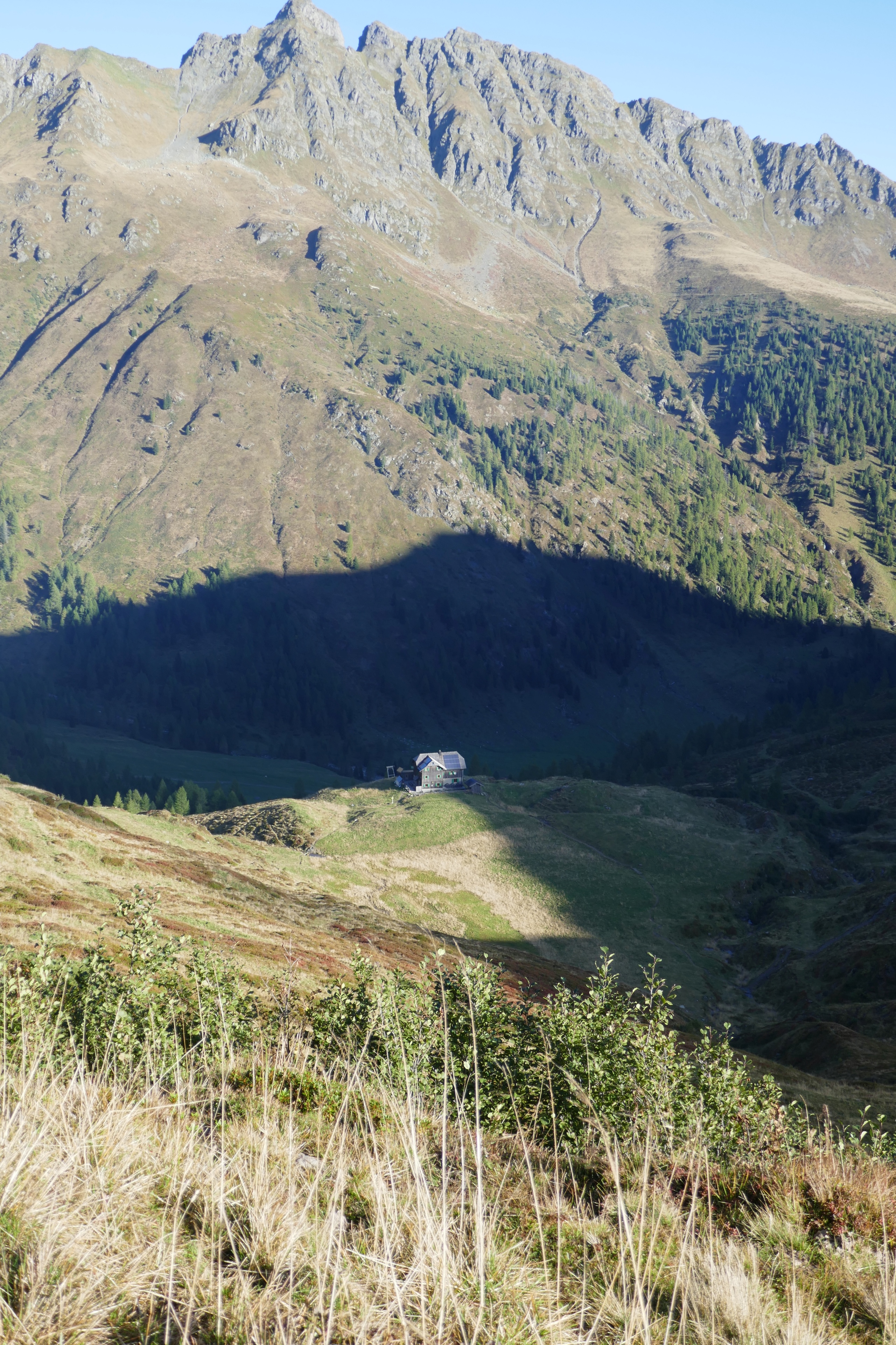 Hochweißsteinhaus Morgensonne